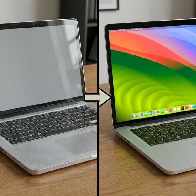 Antes y después: MacBook Pro 2012 revivida con macOS Sonoma